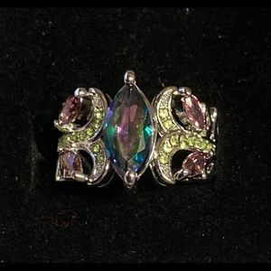 Mystic Fire Topaz Cocktail Ring